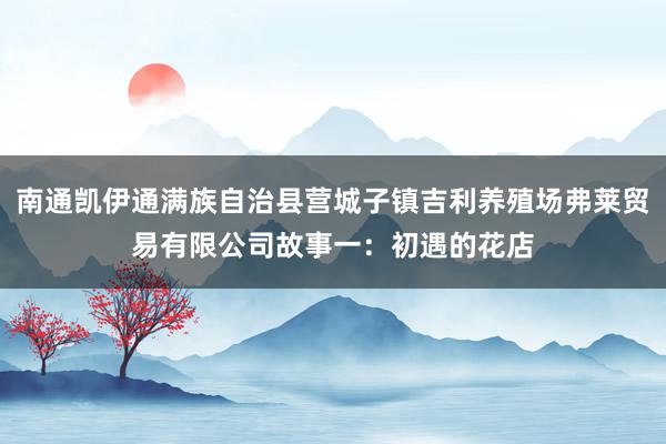南通凯伊通满族自治县营城子镇吉利养殖场弗莱贸易有限公司故事一：初遇的花店